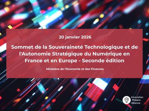Sommet de la Souveraineté Technologique Ministère de l'Economie et des Finances 2026 SUMMIT Sorbonne Universite 